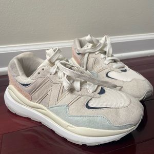 New Balance 57/40 Sea Salt and Vintage Rose